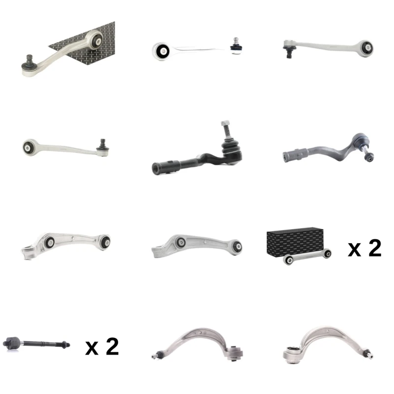 Image of RIDEX 772S1315 Control arm repair kit Front Axle Aluminium Suspension Kit (772)