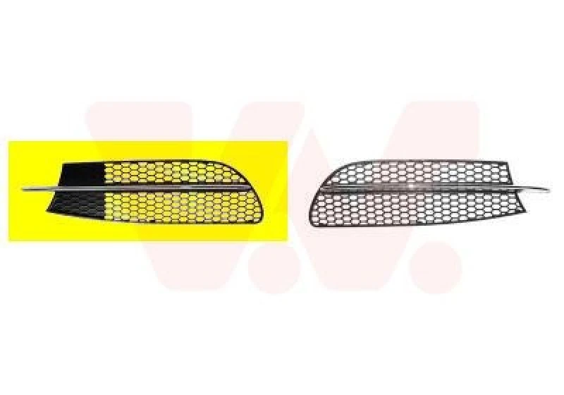 Image of VAN WEZEL Bumper grill VAN WEZEL 0147592
