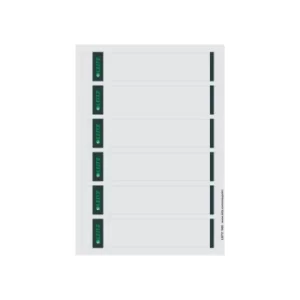 image of PC Printable Self-adhesive Spine Labels for Standard Lever Arch Files Narrow and Short Grey (Pack 600)