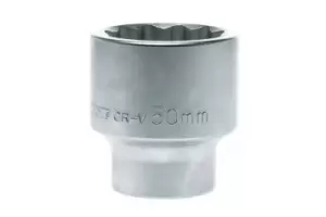 image of Teng Tools M110550 1" Drive - Regular 12pt Metric 50mm Socket Chrome Vanadium