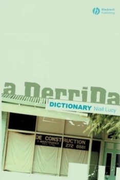 Image of A Derrida Dictionary by Niall Lucy Book
