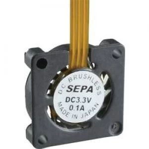 image of Axial fan 3.3 Vdc 0.76 lmin L x W x H 10 x 10 x 2mm SEPA