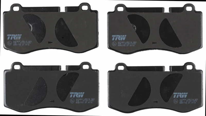 Image of TRW GDB1733 Brake pad set prepared for wear warning indicator Brake Pad Set,disc brake (402)