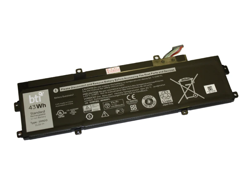 Image of BTI 43Wh 3 cell 5R9DD compatible battery for DELL CHROMEBOOK 11 3120 P