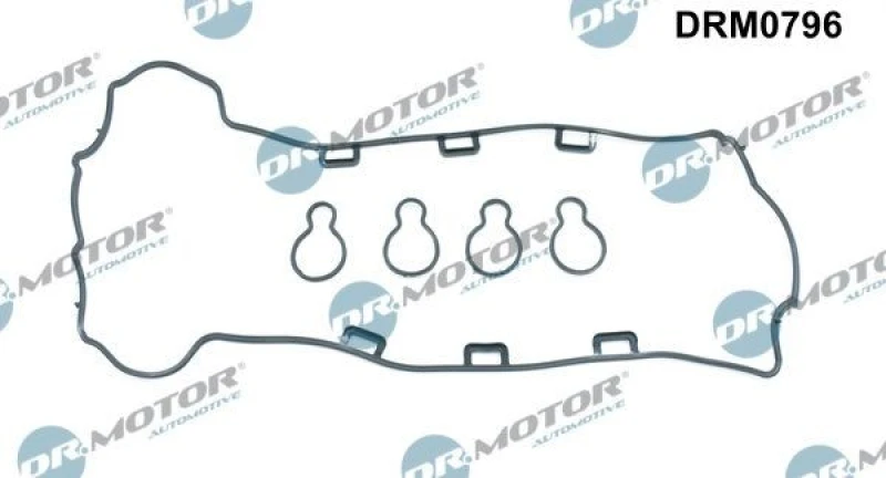 Image of DR.MOTOR AUTOMOTIVE Gasket Set, cylinder head cover DR.MOTOR AUTOMOTIVE DRM0796