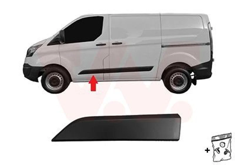 Image of VAN WEZEL Door moulding trim VAN WEZEL 1987423