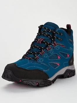 Image of Regatta Lady Holcombe IEP Mid Ankle Boots - Blue/Grey/Pink, Blue/Grey/Pink, Size 5, Women