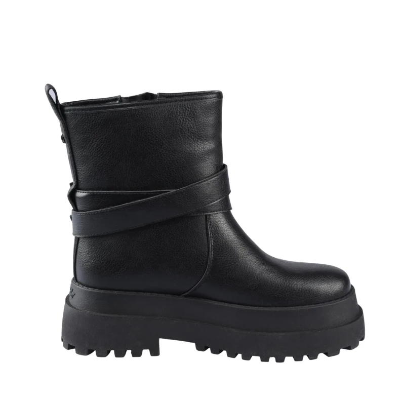 Image of Buffalo Womens boots Buffalo Pluto Farmer Biker Noir Female 37