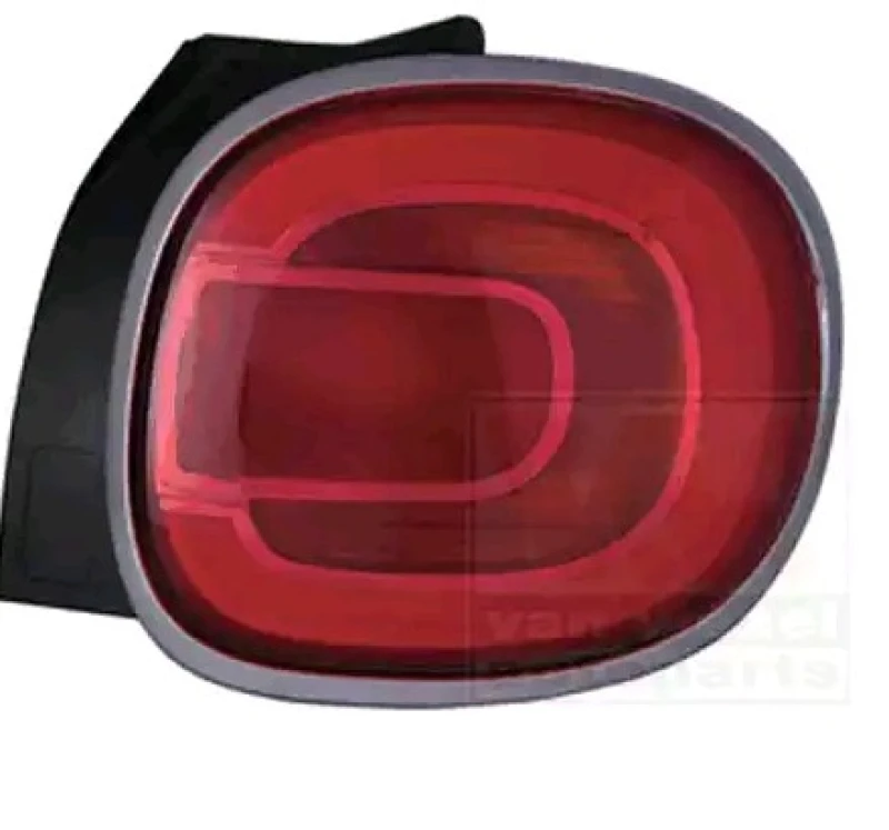 Image of VAN WEZEL 1609922 Rear light without bulb holder, Right, LED Combination Rearlight (391)