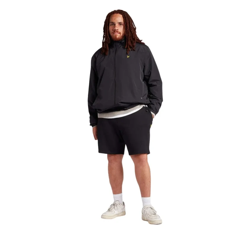 Image of Lyle & Scott Lyle & Scott Zip Through Hooded Jacket JET Black - Lyle & Scott - Size: 4XL JET Black Male 4XL LC04006