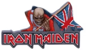 Image of Iron Maiden The Trooper Fridge Magnet multicolor