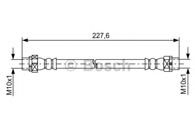Image of Bosch 1 987 481 582 Brake Hose Brake Hose (83)