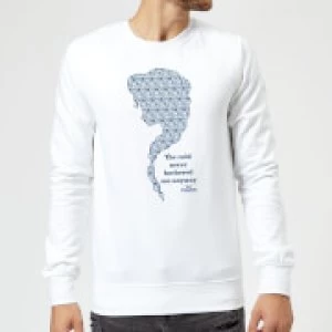 Image of Disney Frozen The Cold Never Bothered Me Anyway Sweatshirt - White - XL