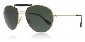 Image of Ray-Ban RB3540 Sunglasses Gold 001 56mm