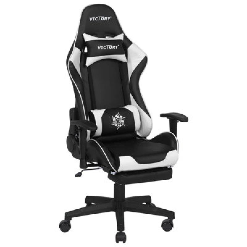 Image of Beliani Gaming Chair Victory Faux Leather White