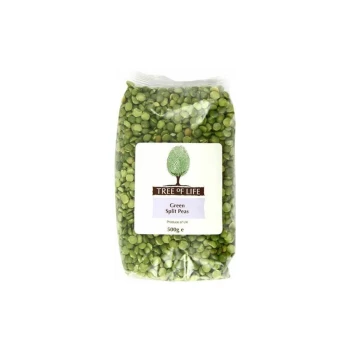Image of Green Split Peas - 500g x 6 - 87230 - Tree Of Life
