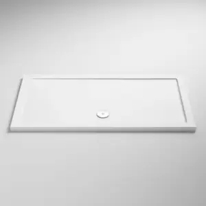 Pearlstone Rectangular Shower Tray 1400mm x 700mm - White - Nuie