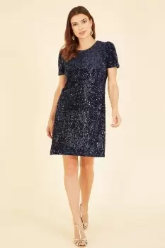 Navy Sequin Tunic