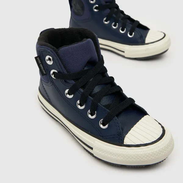 image of Converse navy all star berkshire Boys Toddler trainers Navy UK 4 (EU 20)