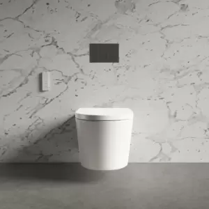 Image of Wall Hung Smart Bidet Toilet Round - Purificare