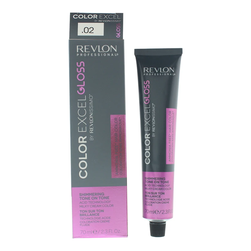 Image of Revlon Revlonissimo Colorsmetique Color Excel Gloss 02 Anti-Yellow Hair Colour 70ml
