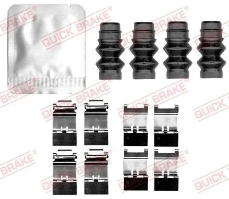 Image of QUICK BRAKE Brake pad fitting kit QUICK BRAKE 109-0152