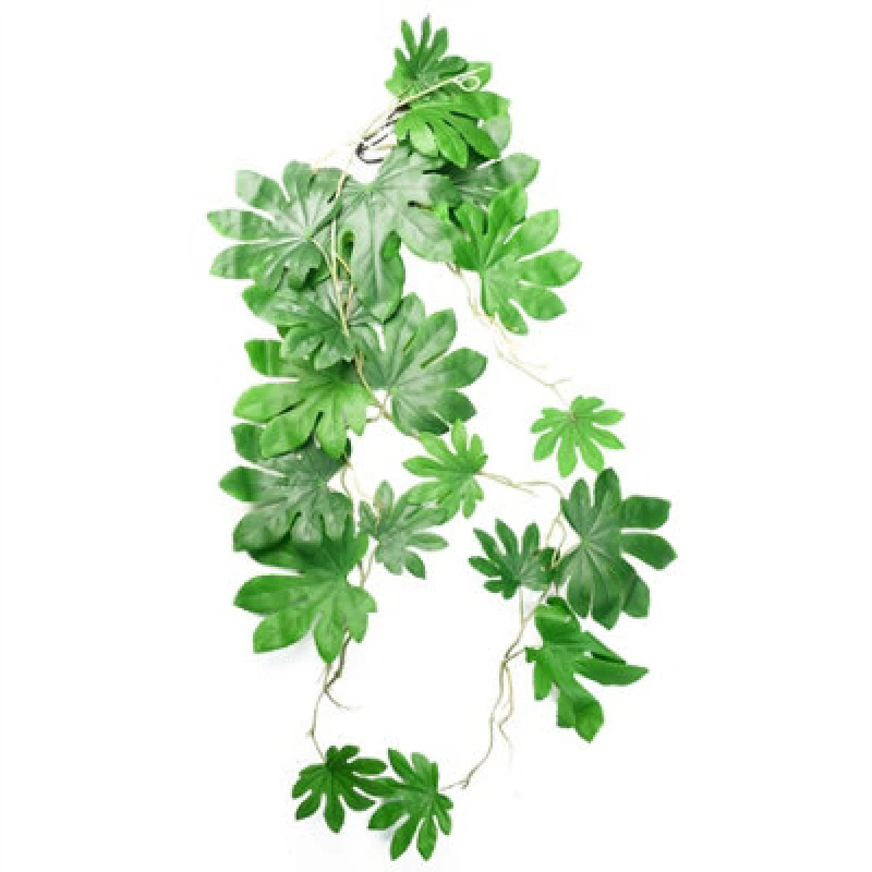 Image of Leaf 110cm Artificial Hanging Trailing Aralia Plant Green unisex