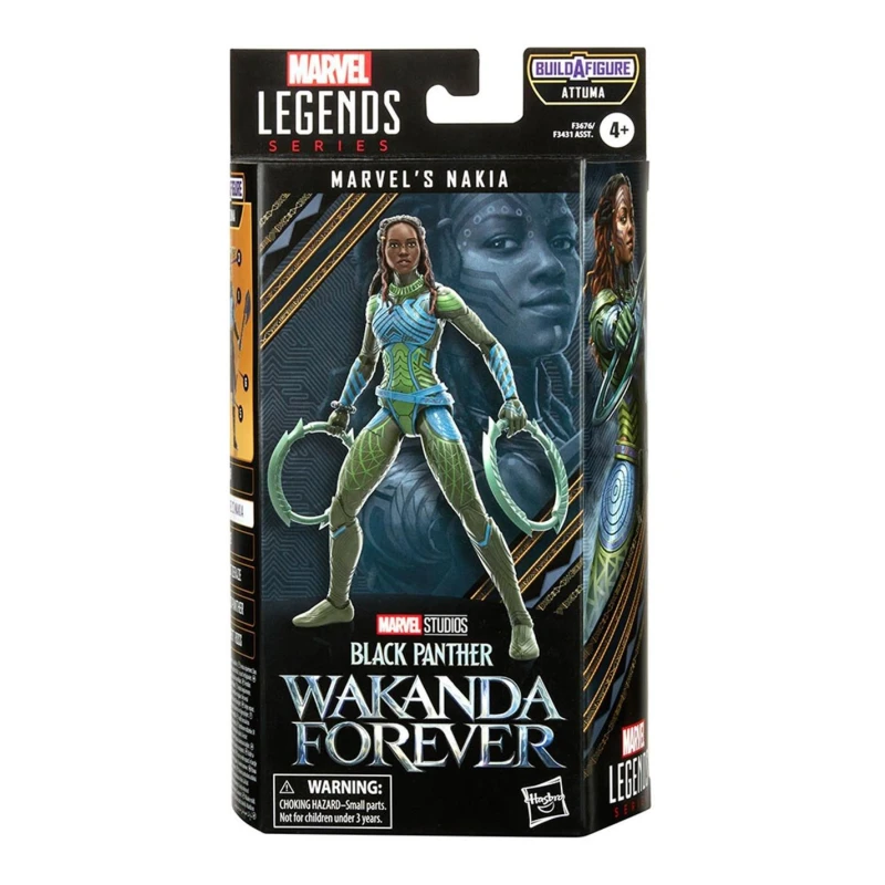 Image of Hasbro Marvel Legends Series Black Panther Wakanda Forever Marvel's Nakia 6" Action Figure