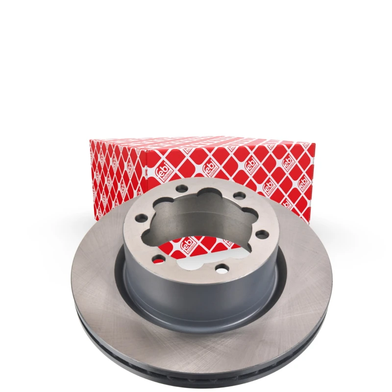 Image of FEBI BILSTEIN 174452 Brake disc Rear Axle, internally vented, Coated Brake Disc (82)