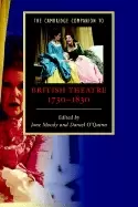 Image of cambridge companion to british theatre 1730 1830