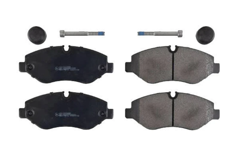 Image of SWAG 10 91 6710 Brake pad set prepared for wear warning indicator, with fastening material Brake Pad Set,disc brake (402)