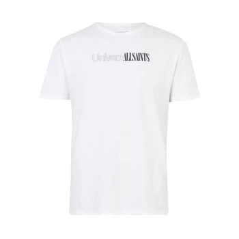 Image of AllSaints Nova Short Sleeve Crew - Optic White