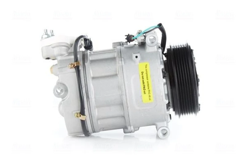 Image of NISSENS 890124 AC Compressor ** FIRST FIT ** PAG 46, Refrigerant: R134a, with diode Compressor,air conditioning (447)