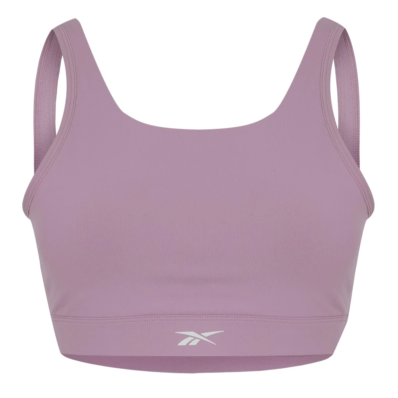 Image of Reebok Yoga Bra Womens - Purple Purple 4