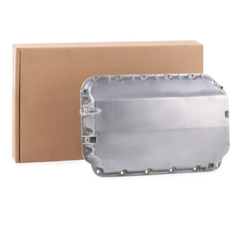Image of RIDEX 592O0080 Oil Sump without oil sump gasket, Aluminium, with oil drain plug Oil Pan (592)