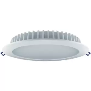 image of Integral LED Lighting - Integral Performance + Downlight 200mm Cutout 1050LM 12W 3000K Triac Dimmable 88LM/W IP54 White