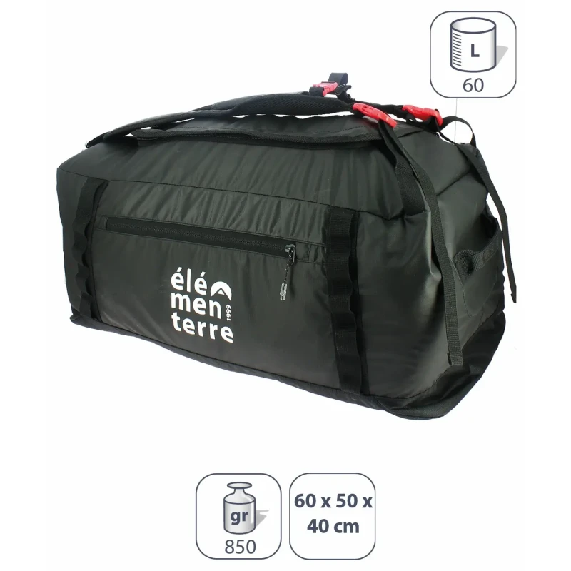 Image of Elementerre blackmanba 60 l backpack Noir Unisex 60 L