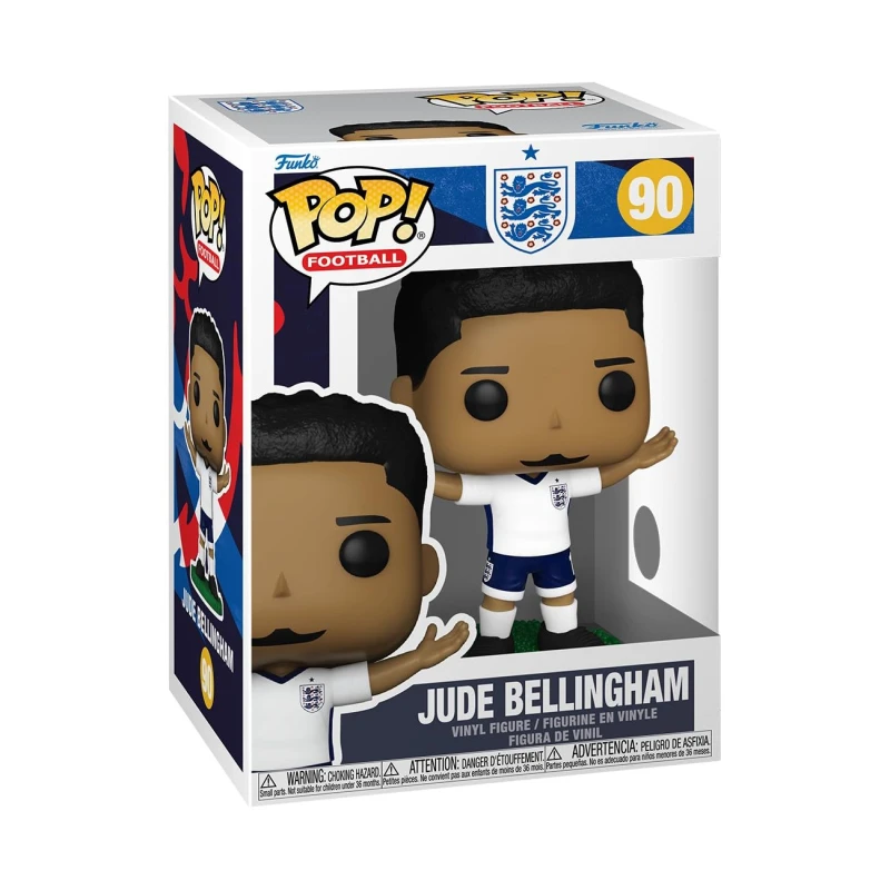 Image of Funko POP! Football: England - Jude Bellingham - Collectable Vinyl Figure - Gift Idea - Official Merchandise - Toys For Kids & Adults - Model Figure f