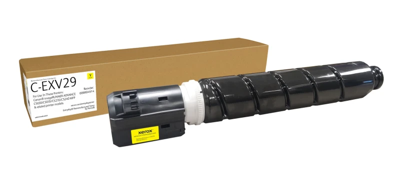 Image of Xerox Everyday Yellow Remanufactured Toner by Xerox compatible with Canon C-EXV29 (2802B002AB), Standard capacity 006R04914