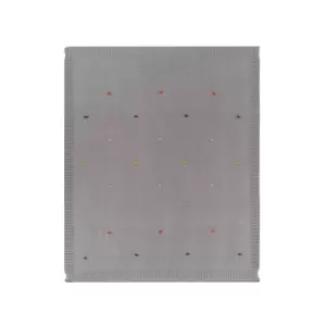 Image of Silver Cloud Treetops Knitted Blanket