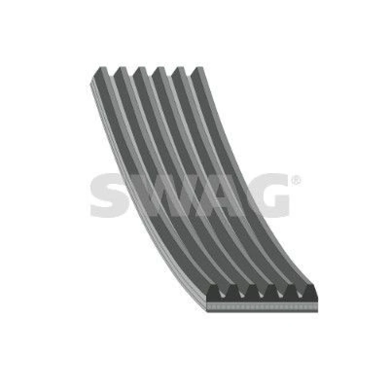Image of SWAG 10 92 9017 V-ribbed belt EPDM (ethylene propylene diene Monomer (M-class) rubber) V-Ribbed Belts (305)