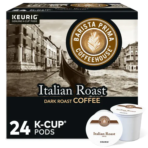 Image of Barista Prima Coffeehouse Italian Roast Coffee 24 Pods