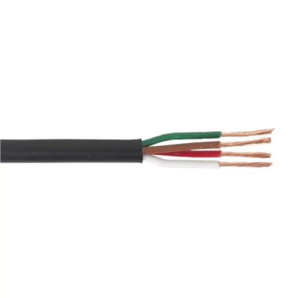 image of Sealey AC24204CTH Automotive Cable Thin Wall 4 x 0.75mm&#178; 24/0.20mm 30mtr Black