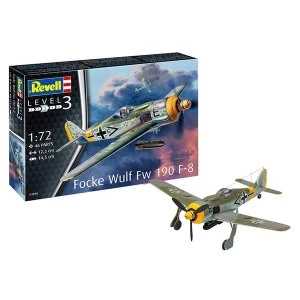 Image of Focke Wulf Fw190 F-8 1:72 Revell Model Kit