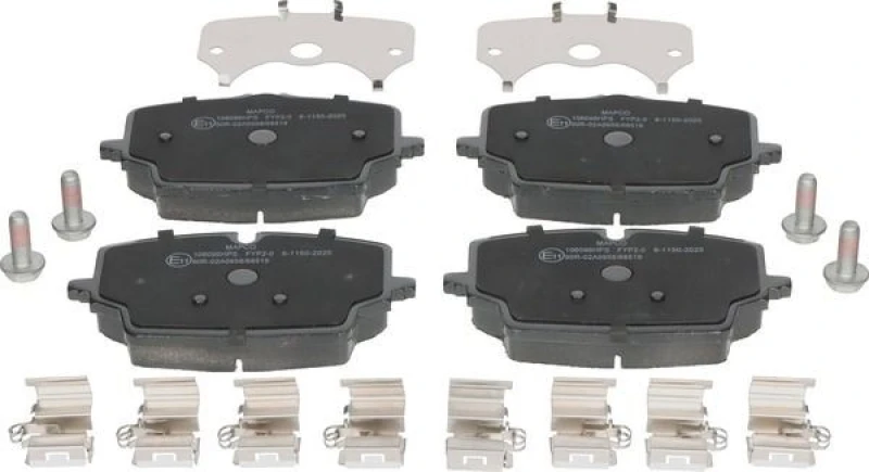 Image of Brake pad set MAPCO 106096HPS