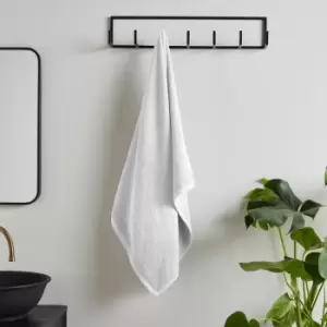 Image of Quick Dry 100% Cotton Hand Towel, White - Catherine Lansfield