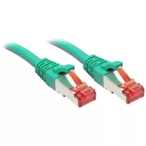 image of LINDY 47756 RJ45 Network cable, patch cable CAT 6 S/FTP 30.00 m Green