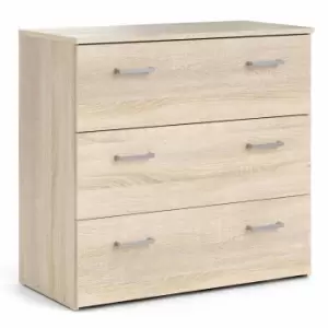 Image of Space Chest Of 3 Drawers In Oak Effect