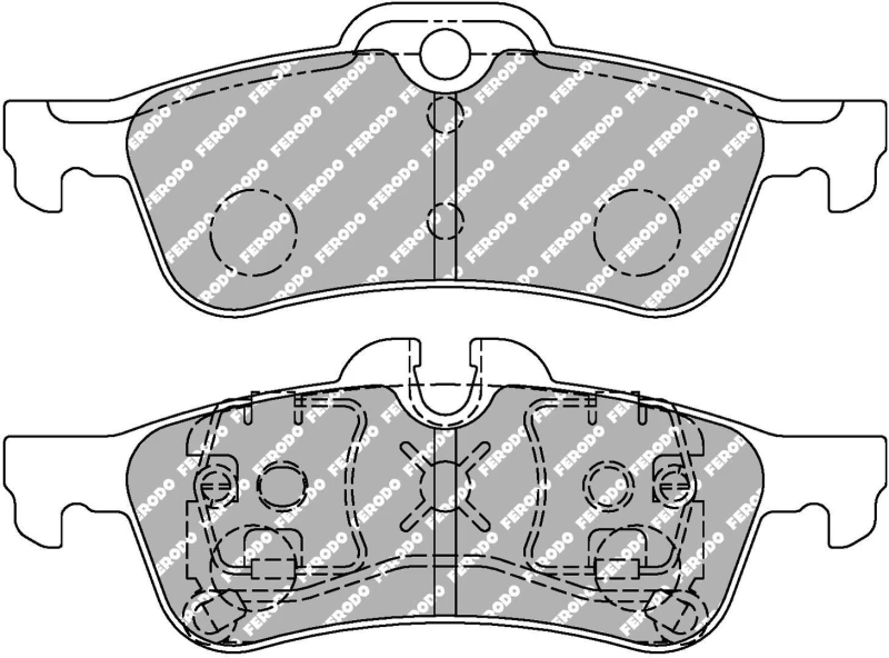 Image of Brake pad set FERODO RACING FCP1676H