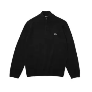 Image of Lacoste Mens Wool Trucker Sweater Size 6 - XL Grey